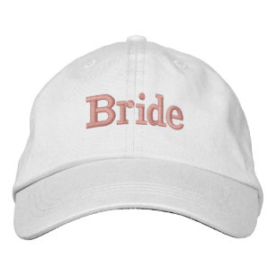 花嫁の野球帽 刺繍入りキャップ
