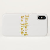 花嫁の金ゴールドの母 Case-Mate iPhoneケース (裏面(横))