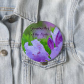 花嫁の雨祖母の後のシャクナゲ 缶バッジ (インサイチュ)