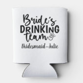 花嫁の飲み仲間パーティクルー ステートメント グラフィック 缶クーラー (裏面)