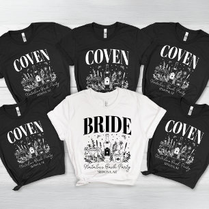 花嫁の魔女の女友達のためのカスタムバチェロレッテパーティ トライブレンドTシャツ