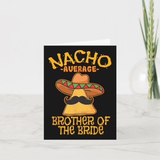 花嫁のCinco DのNacho平結婚均の兄弟 カード (正面)