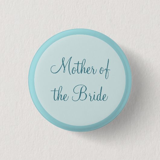 花嫁のPinbackボタンのカスタムな結婚式の母 缶バッジ (正面)