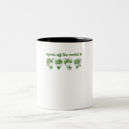 花嫁のTシャツ, 花嫁チームのTシャツ, ブライズパーティーのTシャツ ツートーンマグカップ