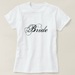 花嫁のTシャツ Tシャツ<br><div class="desc">Bride T-shirt©    2008 Photograty and Folutory by TDSwhite at ArtisticPostage。</div>