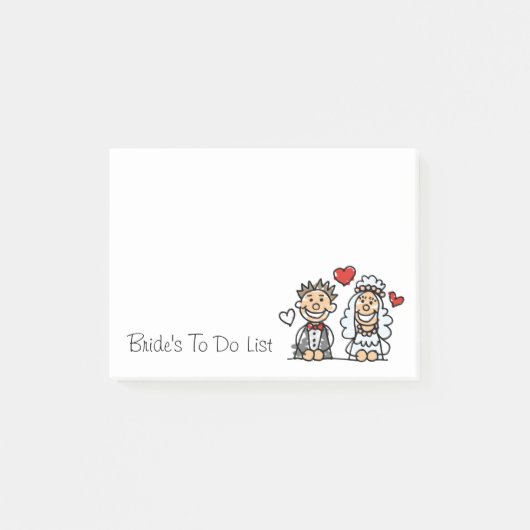花嫁のTo Doリストウェディングプランナー注意点 ポストイット (正面)