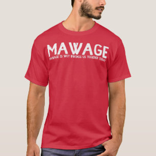 花嫁はおもしろいが城を王女マに押し寄せる Tシャツ