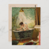 花嫁はがきをシャワーで浴びる ポストカード (正面/裏面)