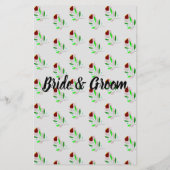 花嫁はどこにいたの?シャワーゲームカードフライ チラシ (裏面)