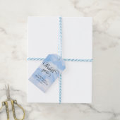 花嫁はクラウドナインブライダルシャワーありがとう ギフトタグ (より糸付き)