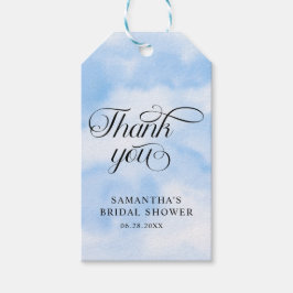 花嫁はクラウドナインブライダルシャワーありがとう ギフトタグ