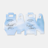 花嫁はクラウドナインブライダルシャワーありがとう フェイバーボックス (折り畳みなし)