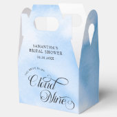 花嫁はクラウドナインブライダルシャワーありがとう フェイバーボックス (オープン)