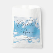 花嫁はクラウド9ブライダルシャワー フェイバーバッグ (正面)