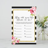 花嫁は何歳だった？ - ブライダルシャワーゲーム (スタンド正面)