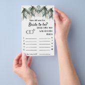 花嫁は何歳だった？花 – ゲーム チラシ (ハンドル)