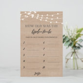 花嫁は何歳のブライダルシャワー (スタンド正面)