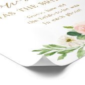 花嫁は何歳？ ブライダルシャワーゲーム台 ポスター (角)