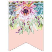 花嫁は多肉的なブライダルシャワーバンティングバナー バンティングフラッグ (第2の旗)