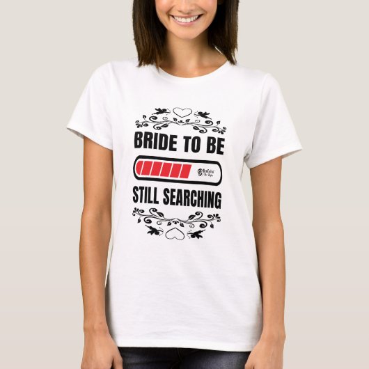 花嫁は女性の白 Tシャツ (正面)