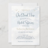 花嫁は最高の気分 エレガントな結婚前お茶会 招待状 (正面)