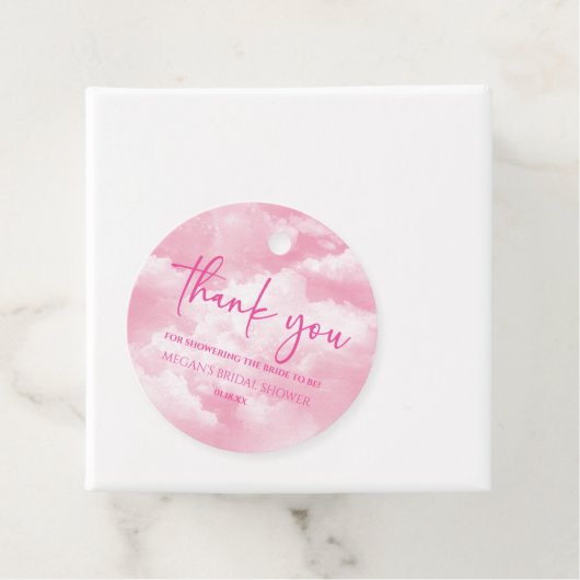 花嫁は極上の幸せ ピンクのバチェロレッテパーティー フェイバータグ (インサイチュ)