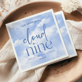 花嫁は極楽の青いシャワーパーティー スタンダードランチョンナプキン