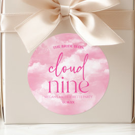 花嫁は極楽ピンクの独身最後の夜 ラウンドシール