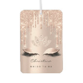 花嫁は甘い16番目のピンクのローズスパークダイヤモンド カーエアーフレッシュナー (正面)