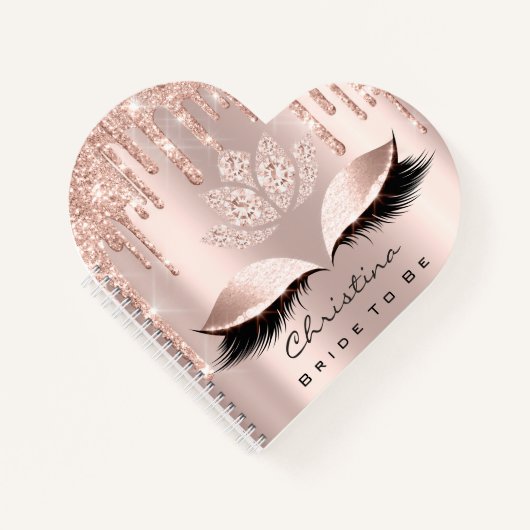 花嫁は甘くなる16ガーリープリンセスメイクアップバラ ノートブック (正面)