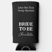 花嫁は白黒バチェロレッテ スリム缶クーラー (正面)