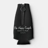 花嫁は私たちハッピーカップルブライダルパーティ ボトルクーラー (裏面)