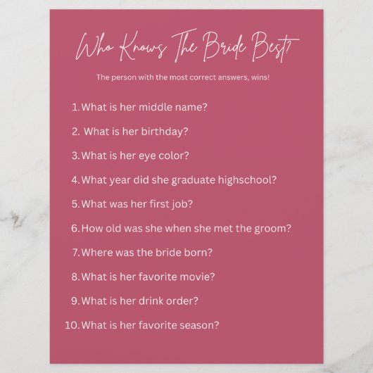 花嫁は誰が知っ最高のている？パーティー (正面)