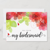 花嫁は赤い花が咲く 招待状 (正面)