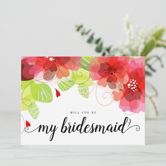 花嫁は赤い花が咲く 招待状 (スタンド正面)