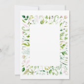 花嫁は赤ちゃんシャワーのブライダルを知っている 招待状 (裏面)