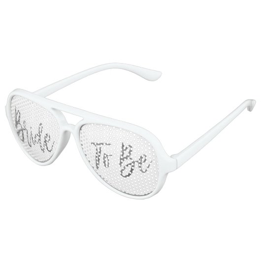 花嫁は銀箔になるパーティーサングラス アビエーターサングラス (アングル)