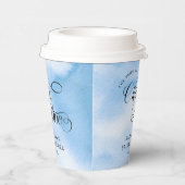 花嫁は雲の上にいる ブライダルシャワーのご案内 紙コップ (右)