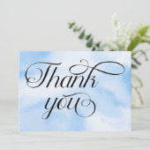 花嫁は雲の上にいる ブライダルシャワー サンキューカード (スタンド正面)