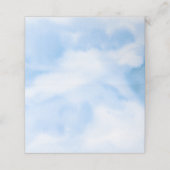 花嫁は雲の上にいる ブライダルシャワー プレイスカード (外部開封)