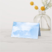 花嫁は雲の上にいる ブライダルシャワー プレイスカード (裏面)