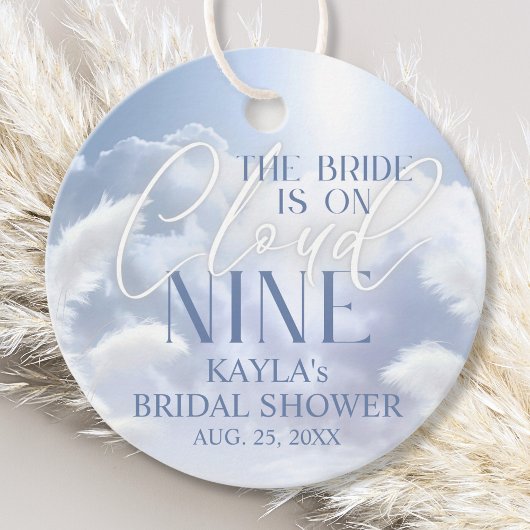花嫁は雲の上におりて9 パンパス ブライダルシャワー フェイバータグ