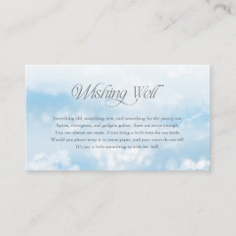 花嫁は雲の上の9階 Wishing Well エンクロージャーカード