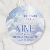 花嫁は雲の上 ウェディングシャワー パンパス ブライダルシャワー フェイバータグ (裏面)