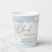 花嫁は雲の上 ウェディングシャワー 紙コップ (裏面)