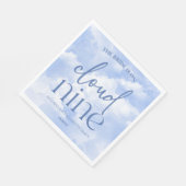 花嫁は雲の上 バチェロレッテパーティー スタンダードランチョンナプキン (角)