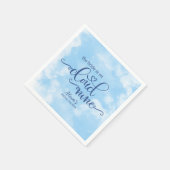 花嫁は雲の上 紙 スタンダードカクテルナプキン (角)