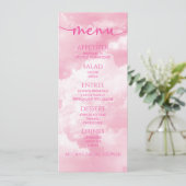 花嫁は雲九のブライダルシャワー食べ物メニュー メニュー (スタンド正面)