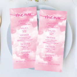 花嫁は雲九のブライダルシャワー食べ物メニュー メニュー