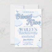 花嫁は雲九人のバチェロレッテ 招待状 (正面)